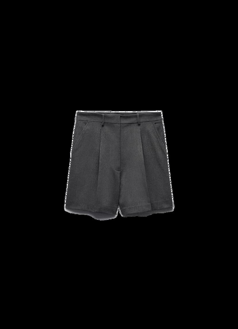 High waist bermuda shorts