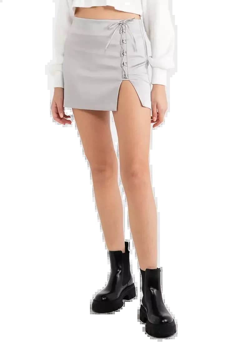 Bershka Satin mini skirt